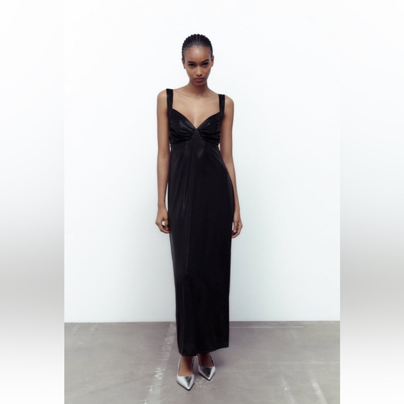 NWT ZARA MAXI DRESS, SIZE S - Picture 3 of 10